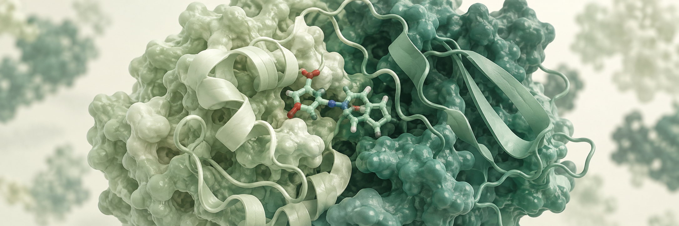 Illustrative protein research visualization